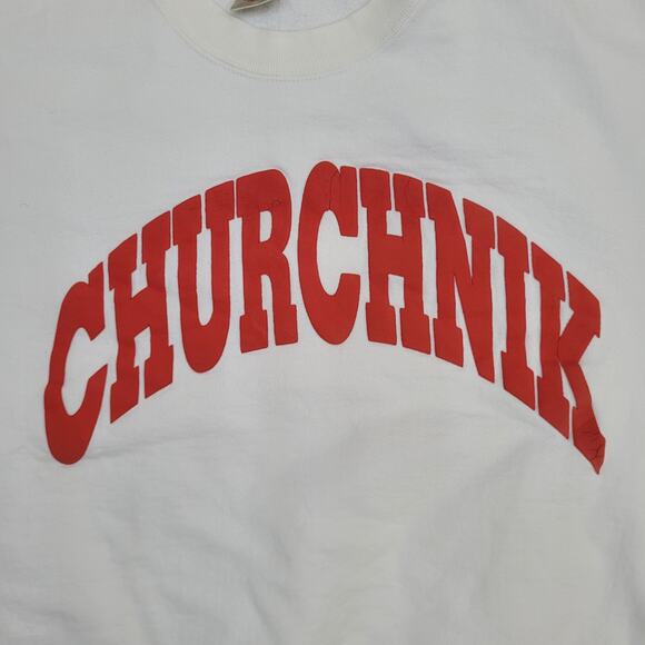 Vintage Churchnik Christian Sweatshirt 2XL 26x27 Baggy Oversized USA - Picture 3 of 10
